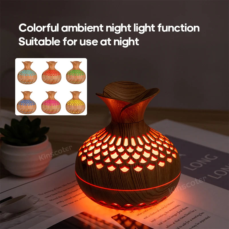 Wood Aroma Diffuser Humidifier