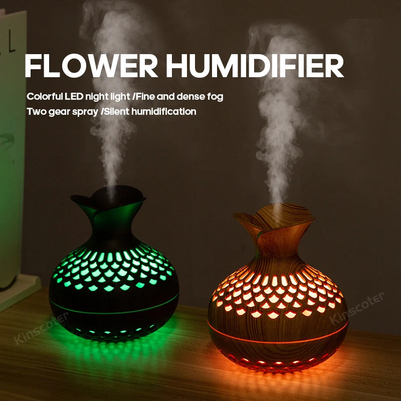 Wood Aroma Diffuser Humidifier