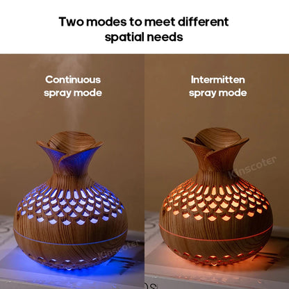 Wood Aroma Diffuser Humidifier